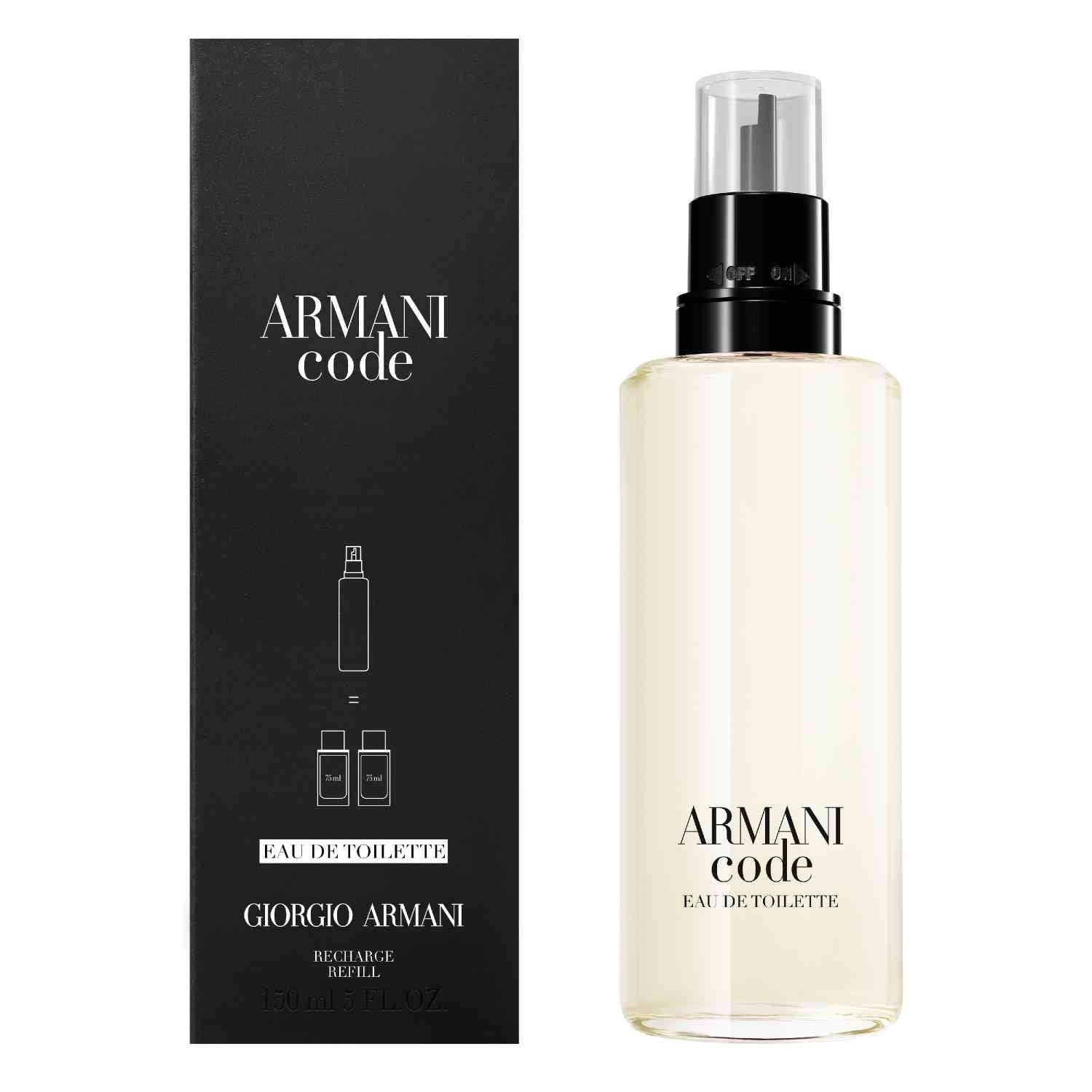 Giorgio Armani, Code, Eau de Toilette, För män, Påfyllning, 150 ml