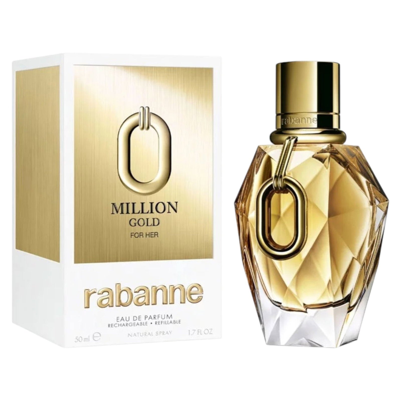 Paco Rabanne Million Gold Eau de Parfum 50 ml (Påfyllningsbar)
