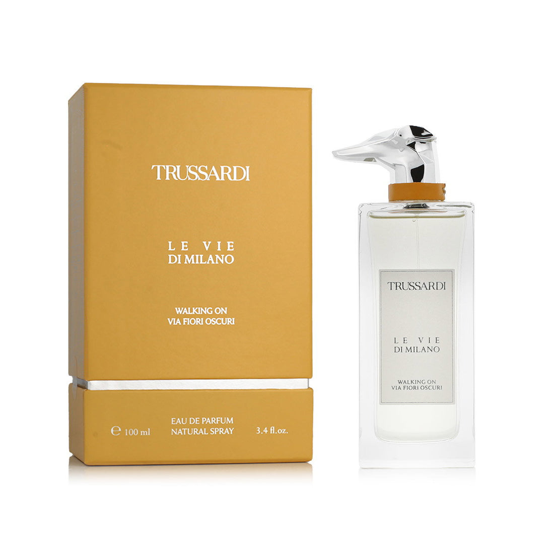 Trussardi Le Vie di Milano Walking on Via Fiori Oscuri Eau de Parfum 100 ml parfymflaska