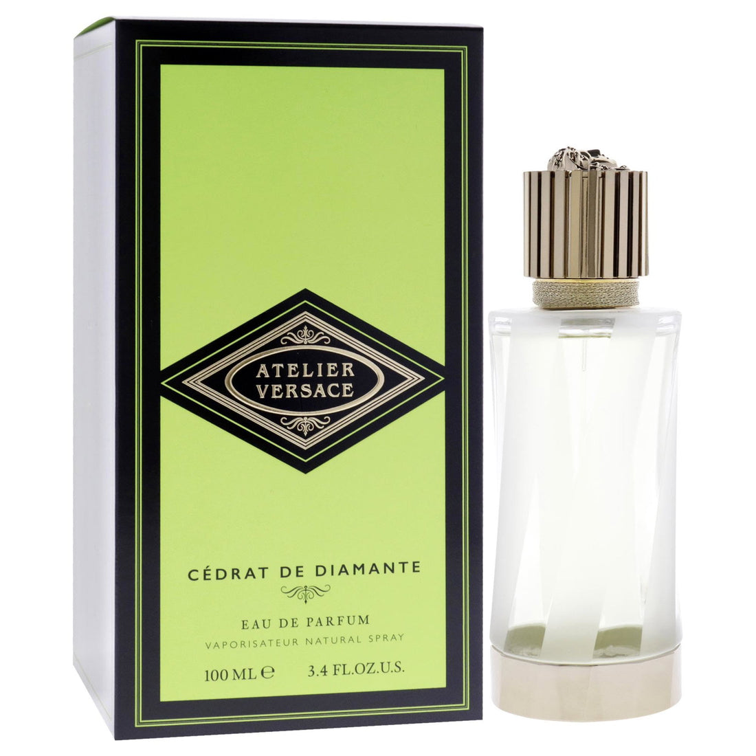 Versace Atelier Cédrat de Diamante Eau de Parfum 100 ml parfymflaska