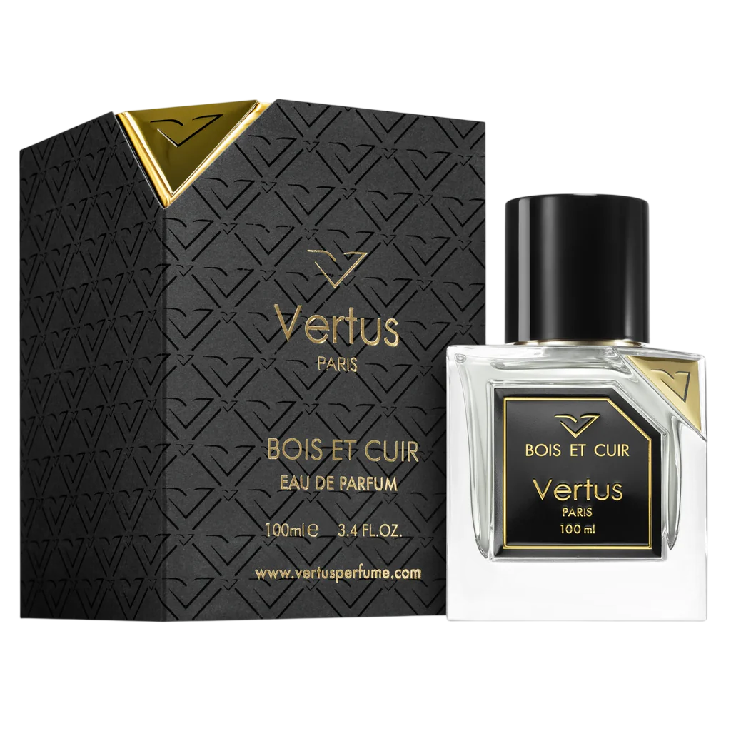 Vertus Bois et Cuir Eau de Parfum 100 ml parfymflaska